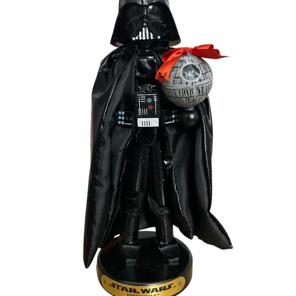 Collectible Kurt Adler Darth Vader with Death Star Nutcracker